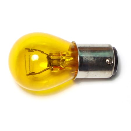 #1034 Amber Glass Miniature Light Bulbs 4PK